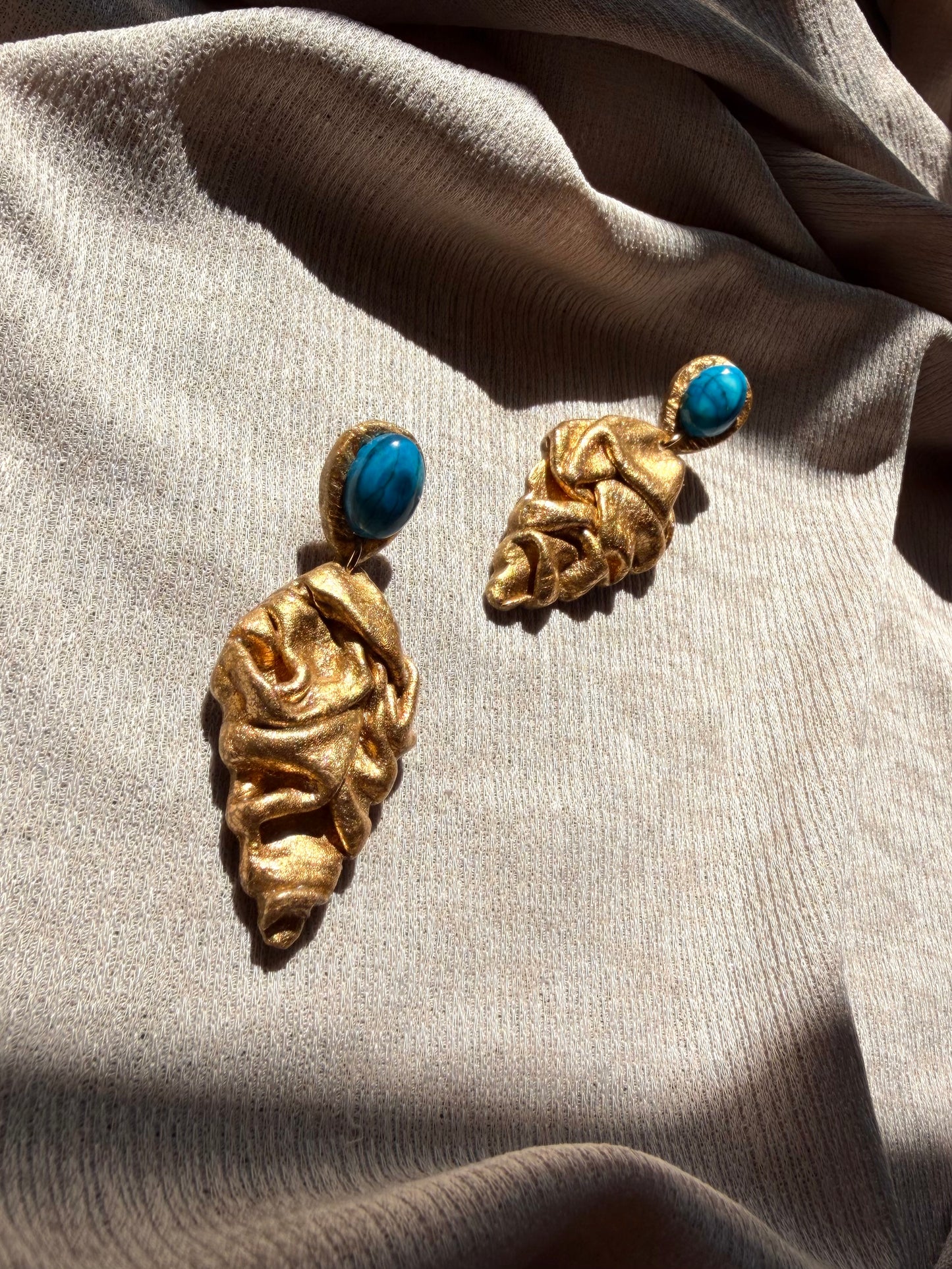 Fariba - Antique Gold with Imperial Jasper